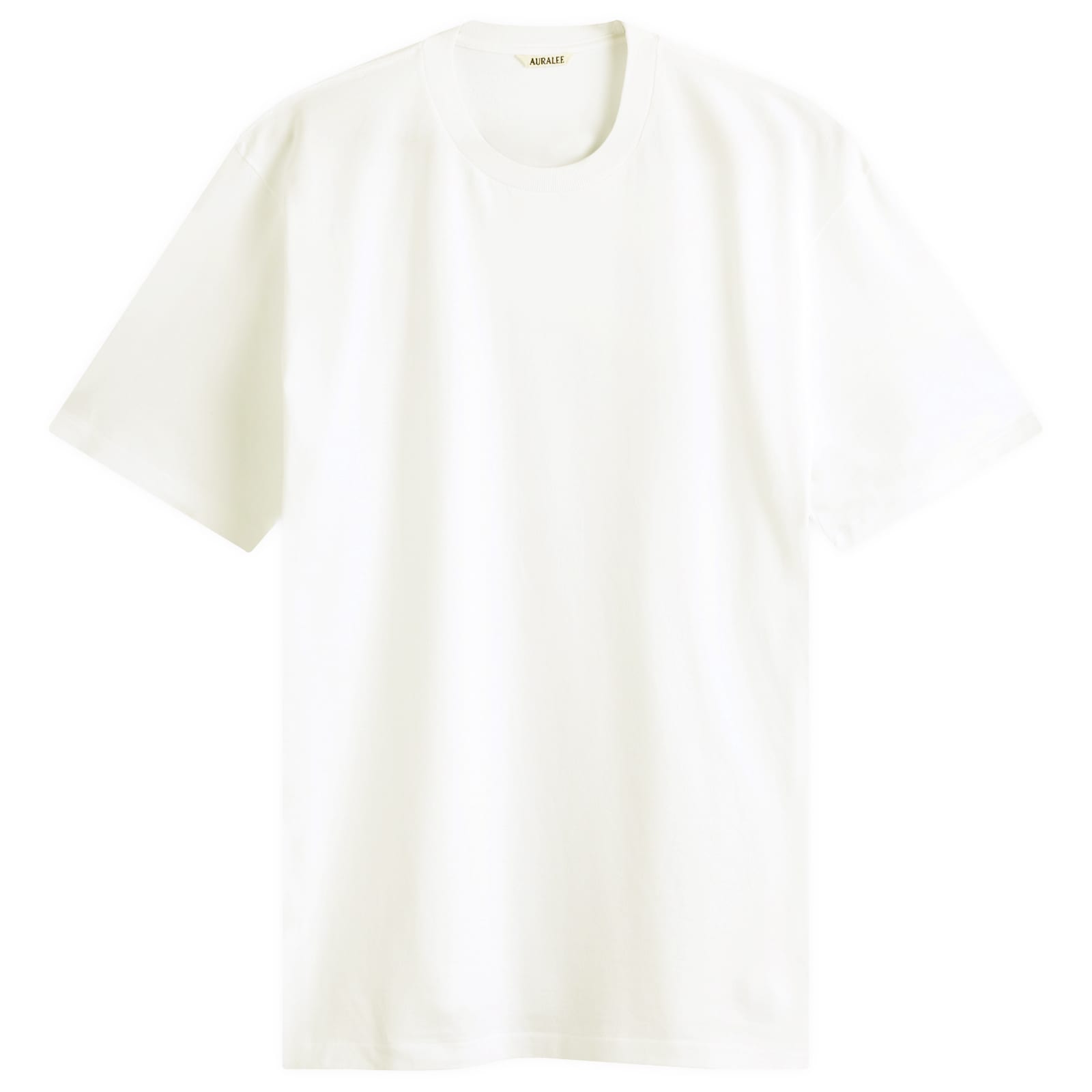 AURALEE｜ (LUSTER PLAITING T-SHIRT IVORY PISTACHIO (A00P Auralee Luster Plaiting Tee - Ivory Pistachio – Kith