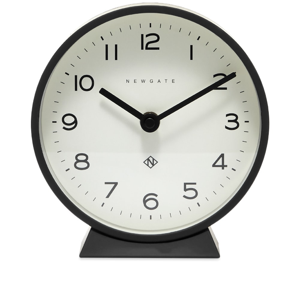 Newgate Clocks M Mantel Echo Clock Black END. (GB)