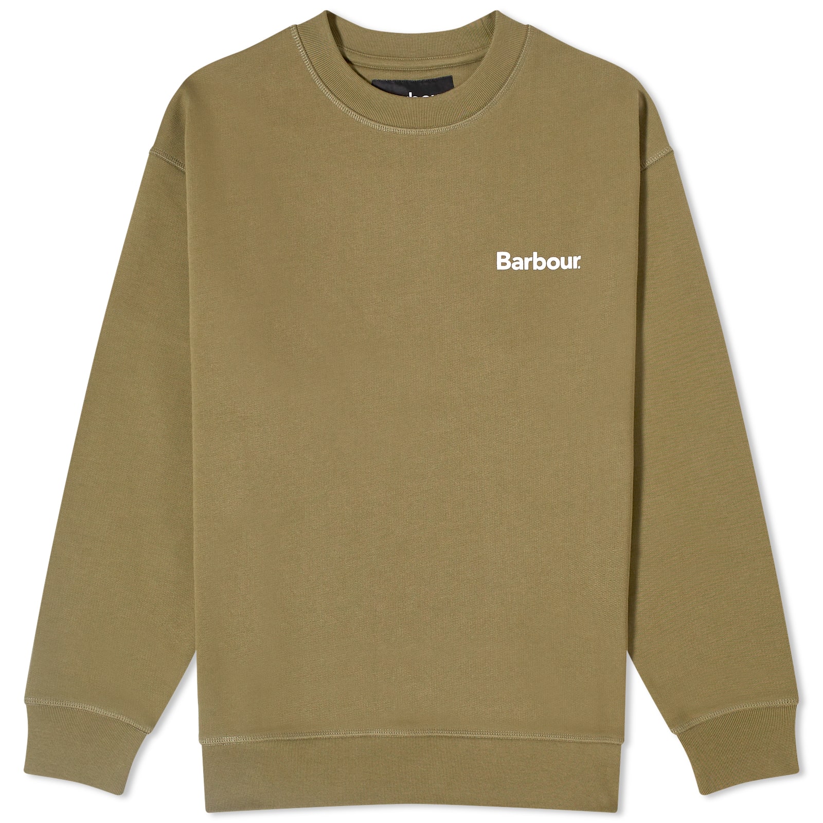 【BARBOUR】バブアー Barbour OS Nicholas Crew Barbour OS Nicholas Crew Sweatshirt Mid Olive | END. (CA)