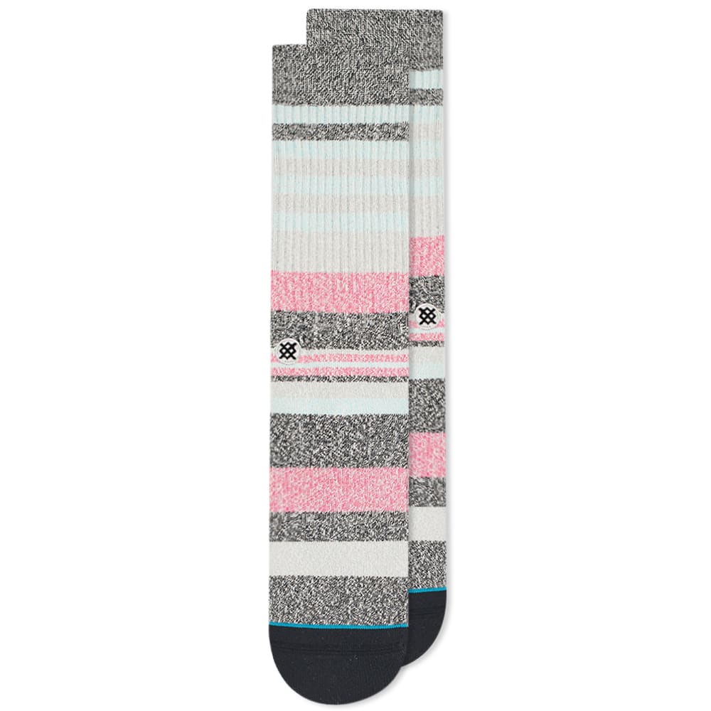 Playfully rendered in a pink and pale green combination, the “Munga” socks from Stance showcase the label’s dedication and versatility. Crafted for daily, casual wear, this pair of socks are detailed with the Californian label logo embroidered to the ankle while arch support sits proudly underfoot.  

Cotton Mix
Ribbed Cuffs
Embroidered Logo
Arch Support
Reinforced Heel & Toe