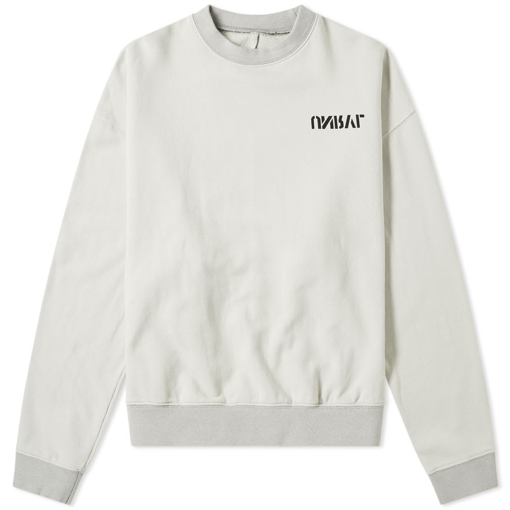 Unravel Project Skull Print Crew Sweat Beige & Black | END. (HK)