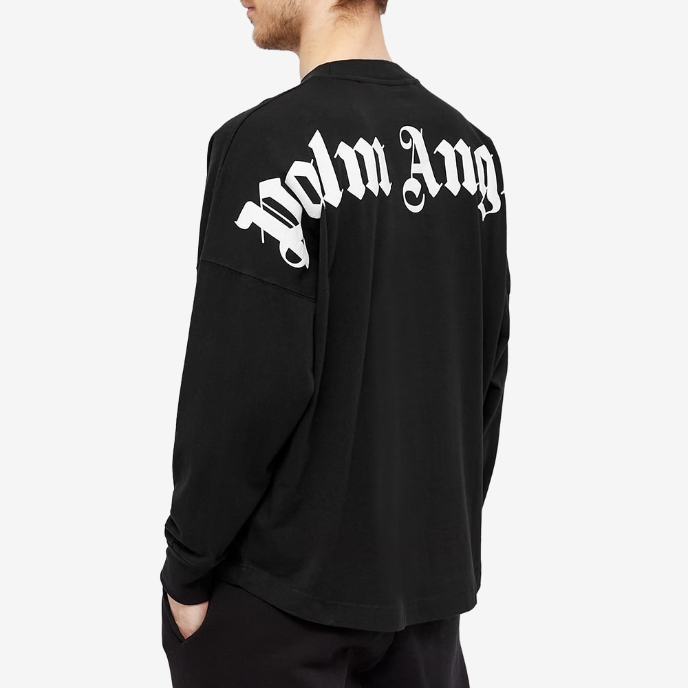 Palm Angels Long Sleeve Logo Mock Neck 
