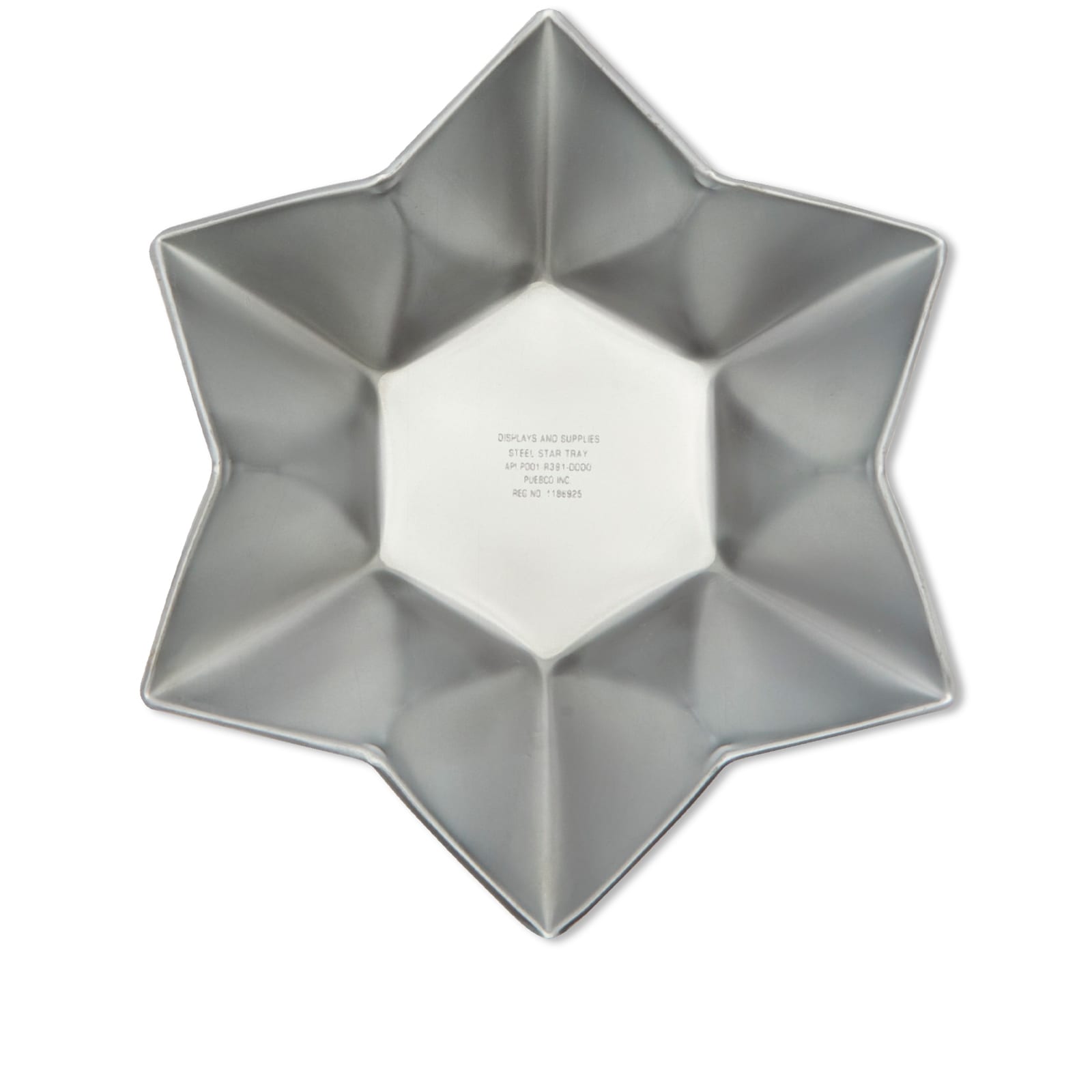 Puebco Star Shaped Tray Steel END. (GB)