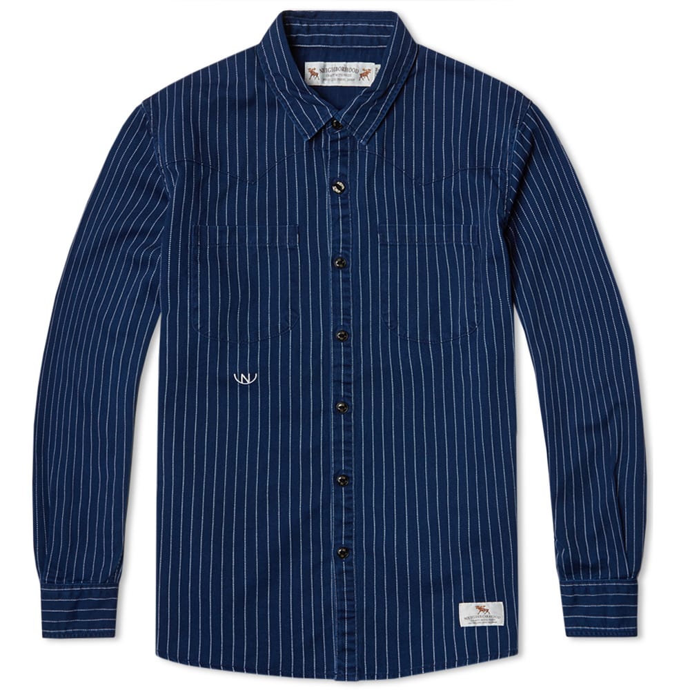 Neighborhood Highliner Shirt Indigo END. (TW)
