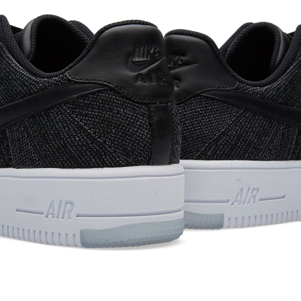 nike air force flyknit black