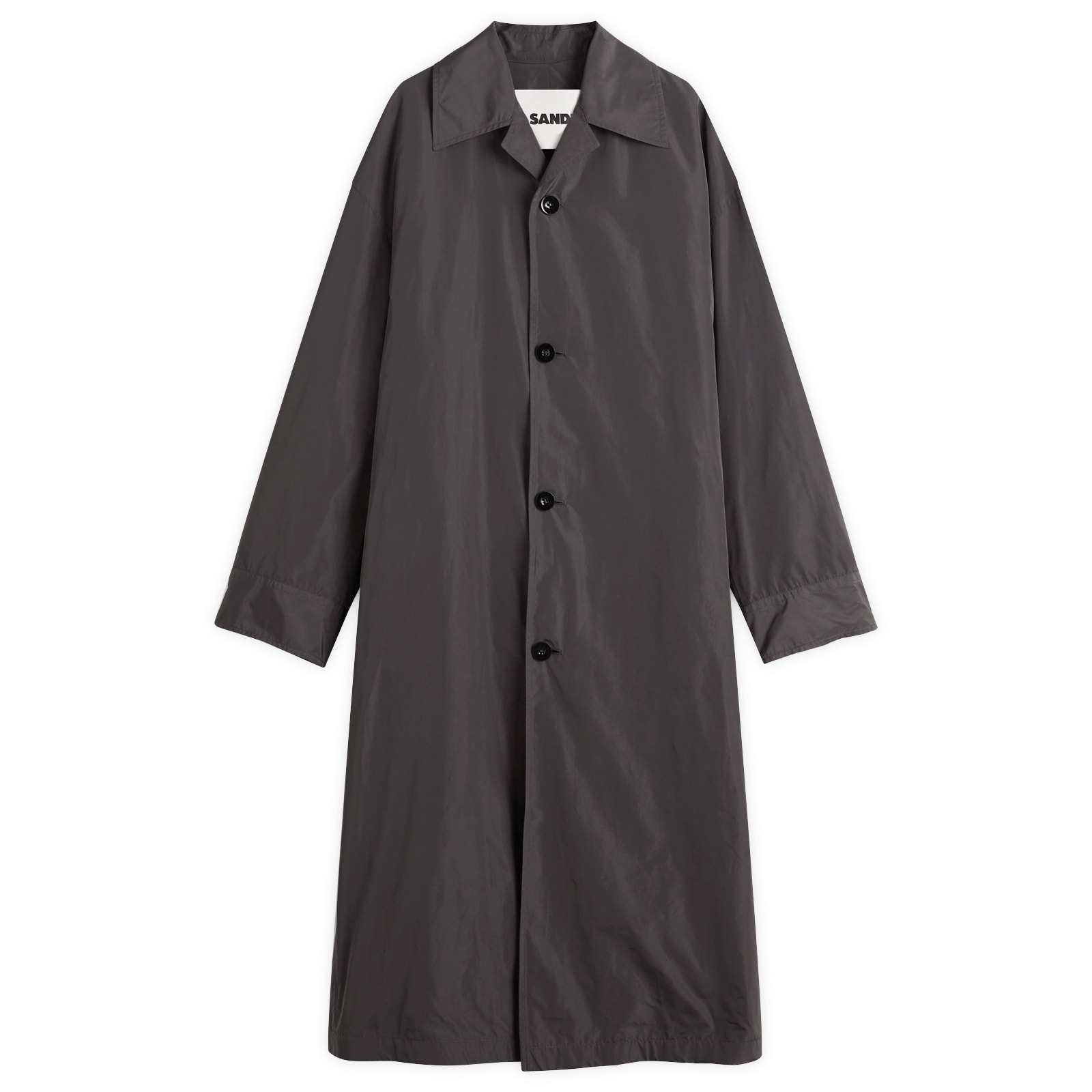@*A様 21AW JIL SANDER SPORTS COAT Jil Sander Men's Sport Trench Coat Asphalt - Curated Menswear
