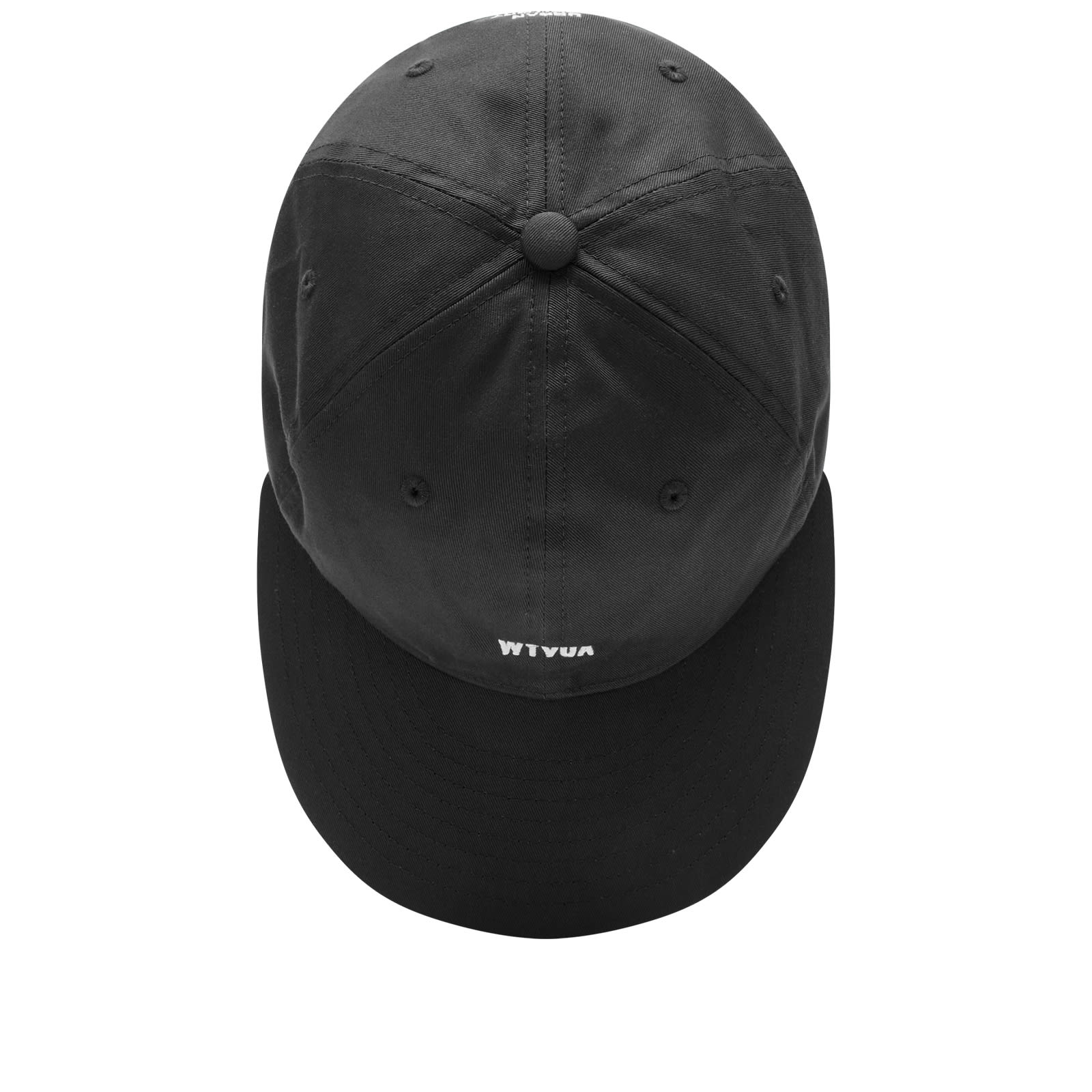 WTAPS Men's 02 Logo Cap Black | 241HCDT-HT02-BLK | FOOTY.COM