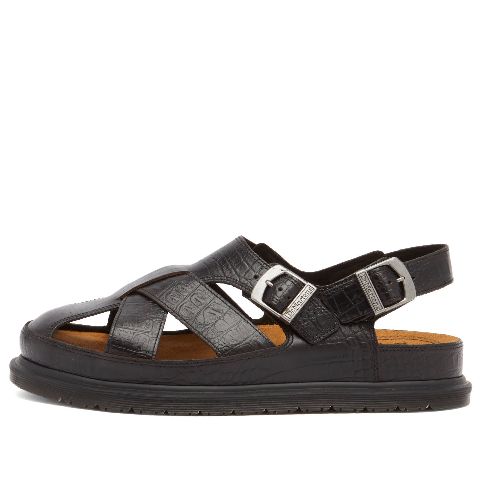 Dr. Martens Men's San Fisherman Sandal in Dark Brown - 41181200