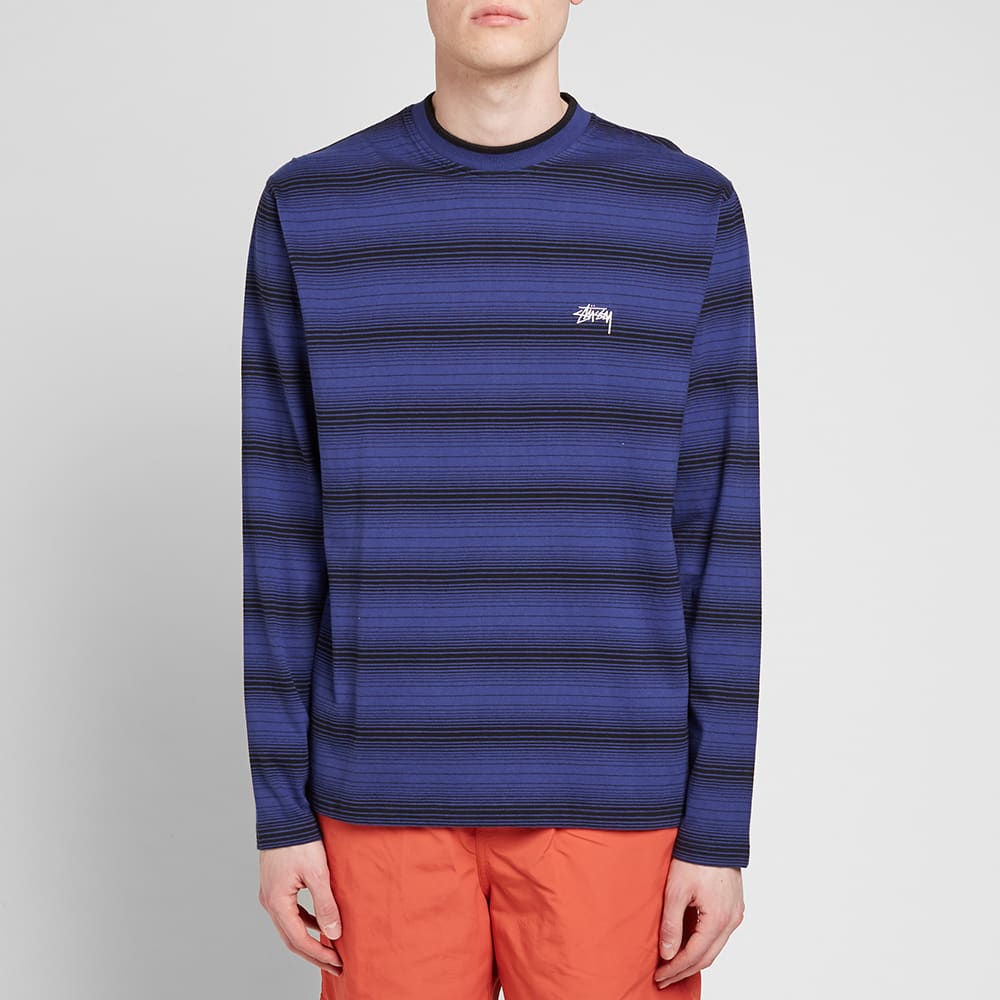 Stussy ombre long sleeve t-shirt clearance