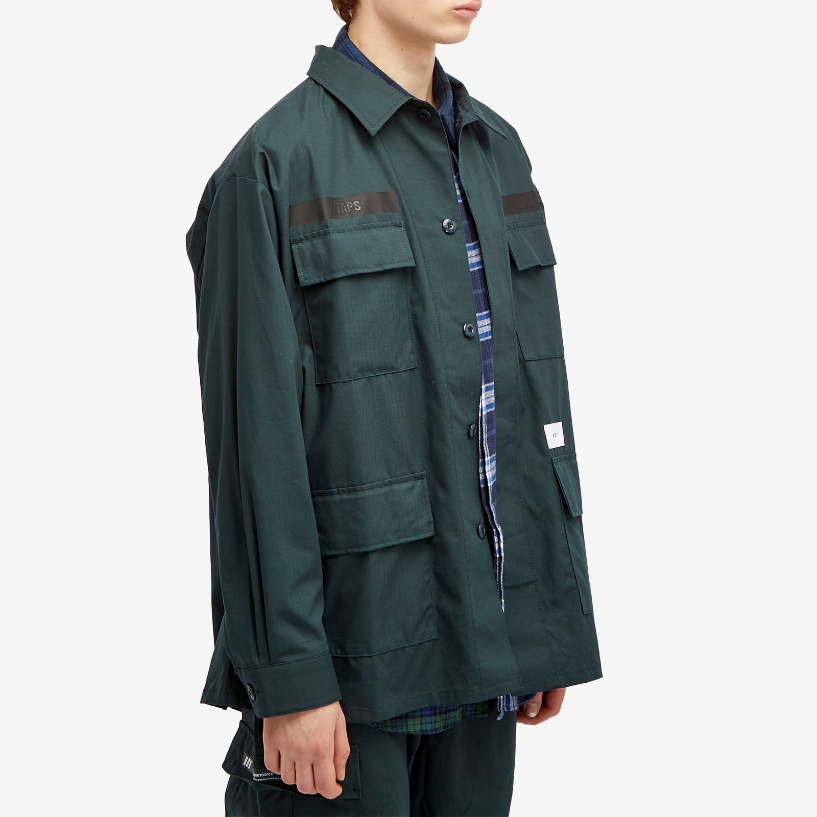 WTAPS Men's 17 Shirt Jacket Green - Curated Menswear