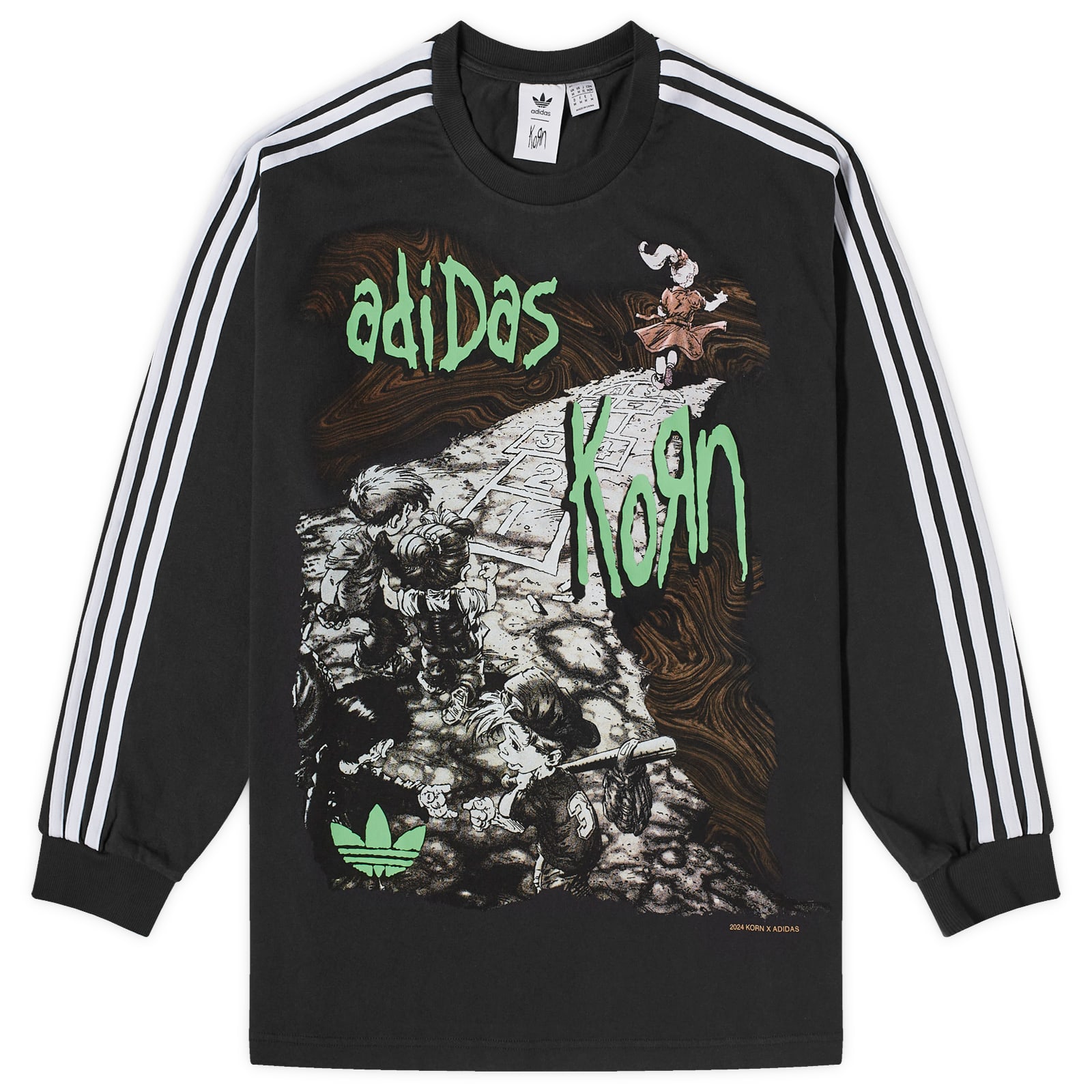 Adidas x Korn Long Sleeve T-Shirt Black | END. (US)