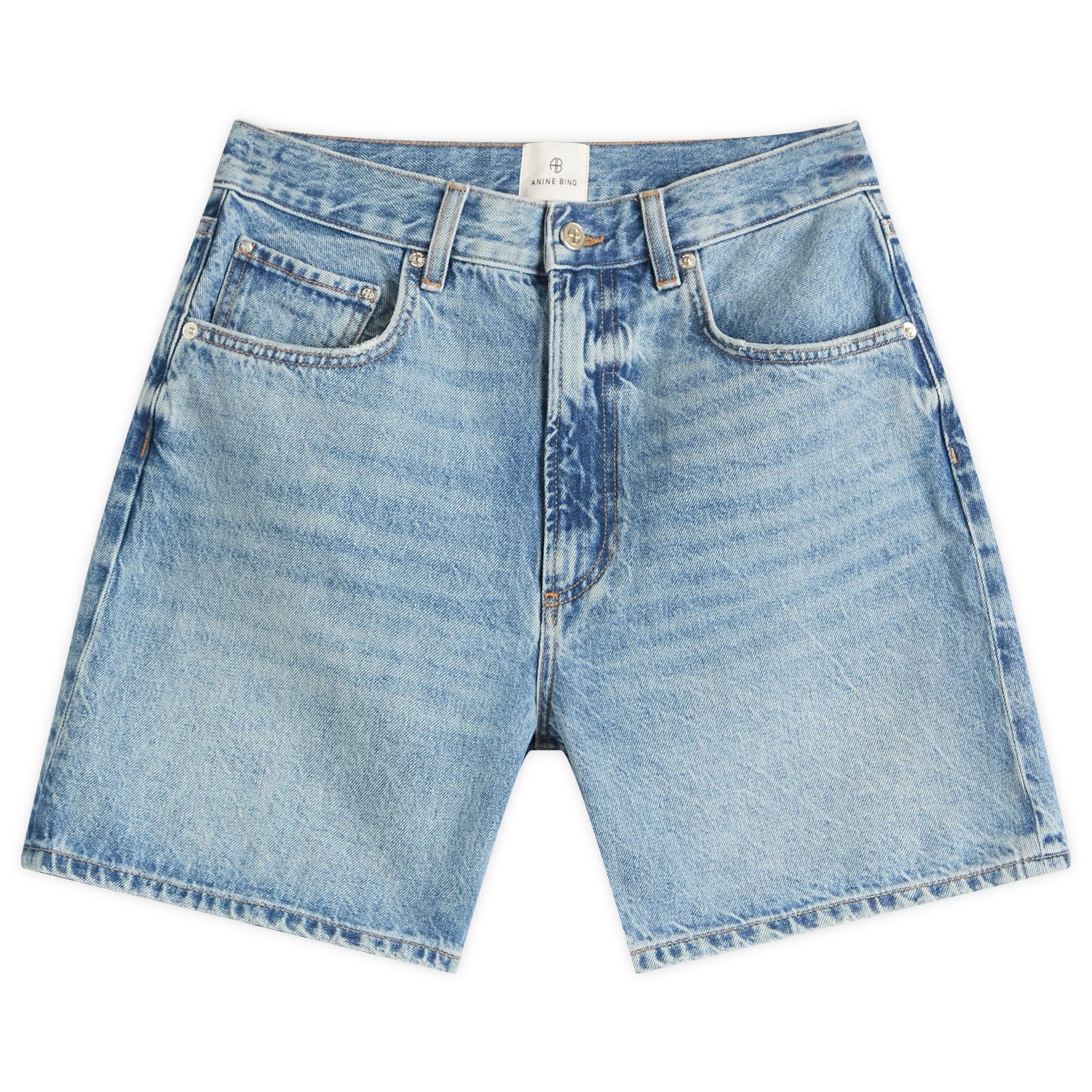 Anine Bing Heath Denim Short Summer Blues | END. (JP)