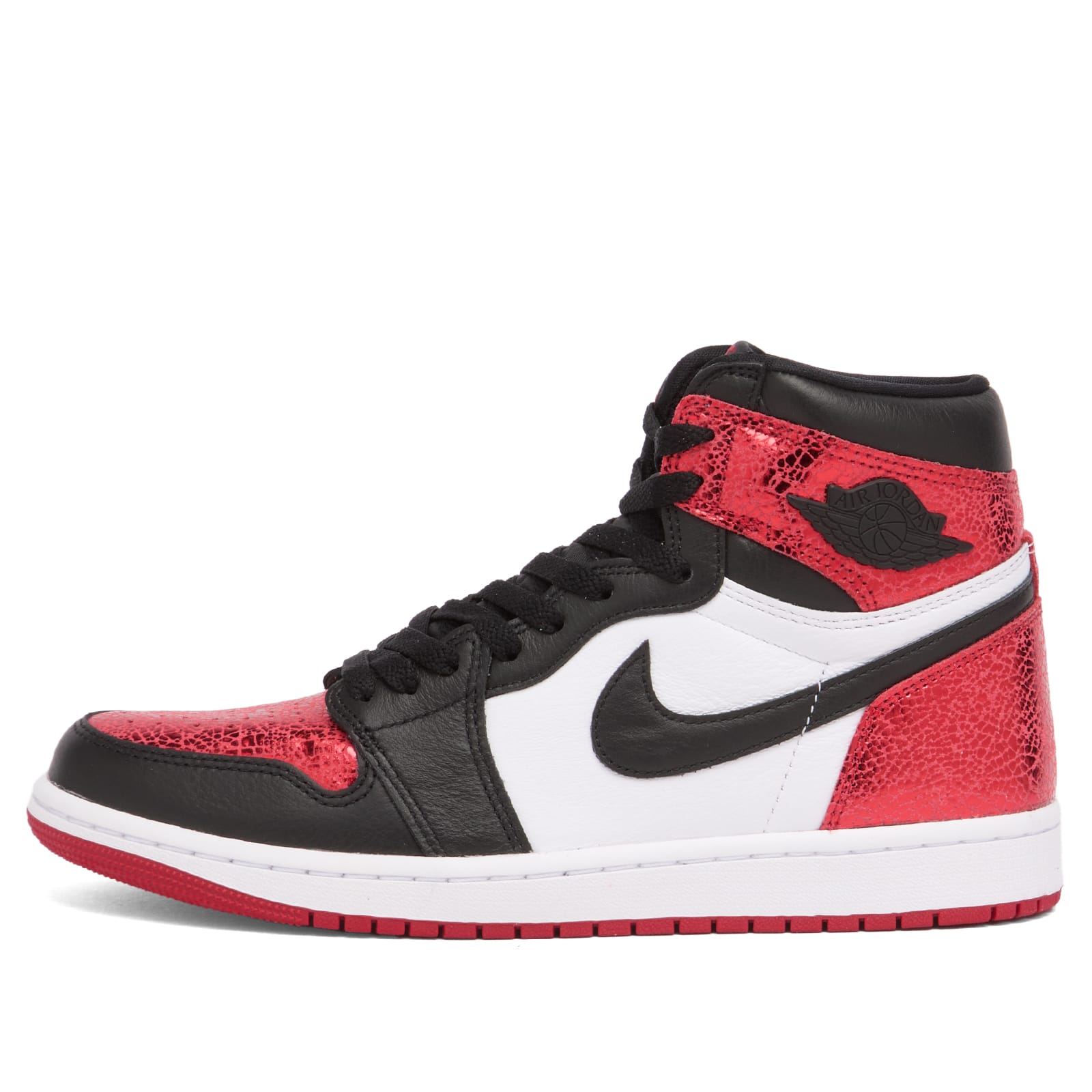 Air Jordan 1 Retro Hi OG W Sneaker Red, Black & White | END