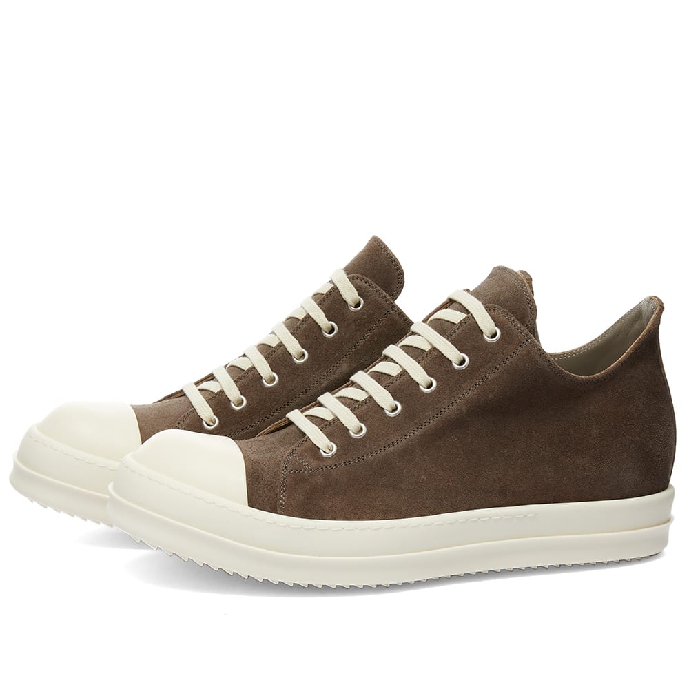 スニーカー Rick Owens Suede sneakers Rick Owens Suede Low Sneaker Dust & White | END. (CA)