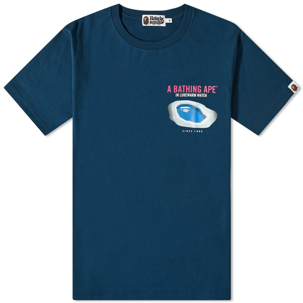 A Bathing Ape BAPE Resort Pool T-Shirt Navy (NL)
