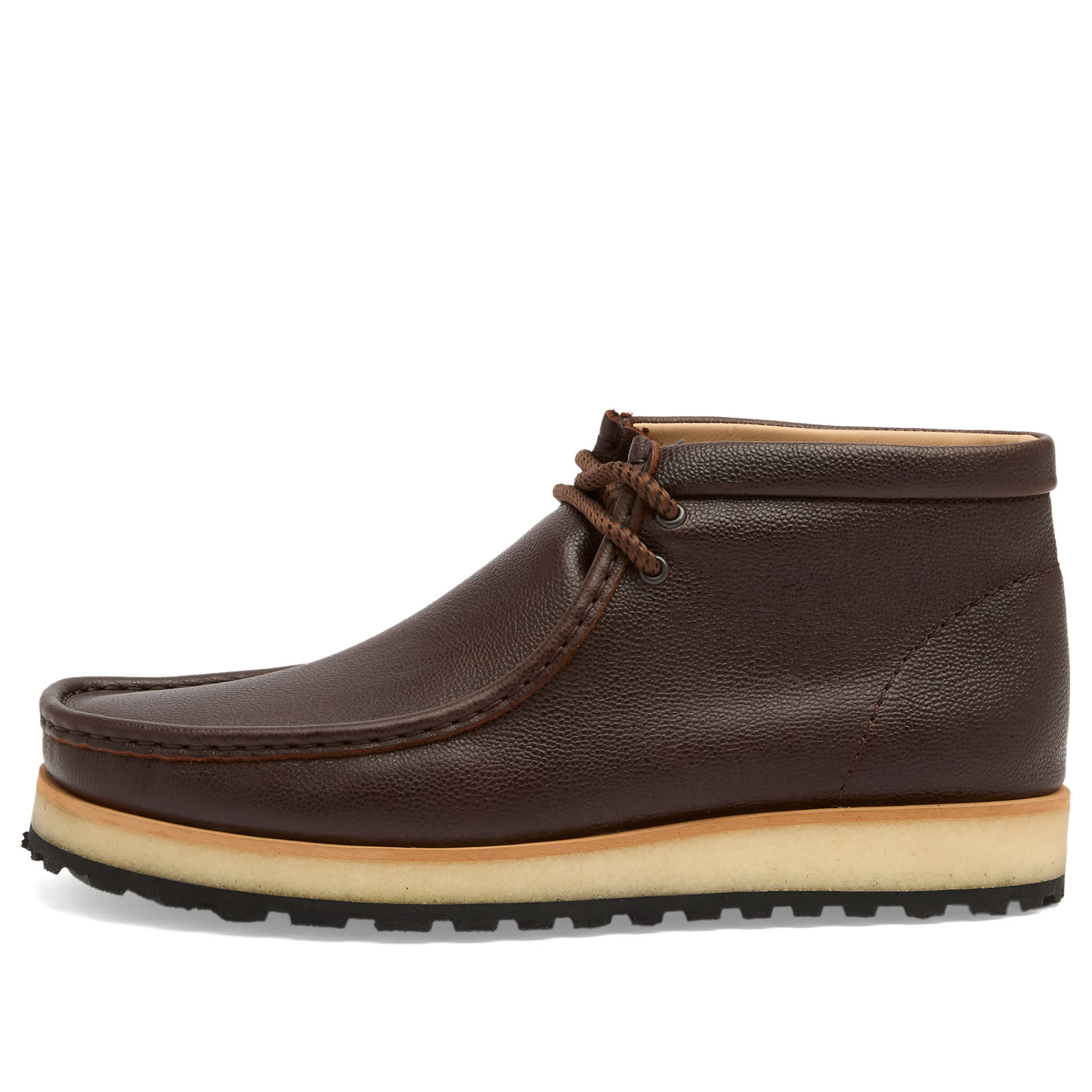 Clarks Originals Men's Wallabee Scout in Brown Scotch Grain - 26183835-BRN