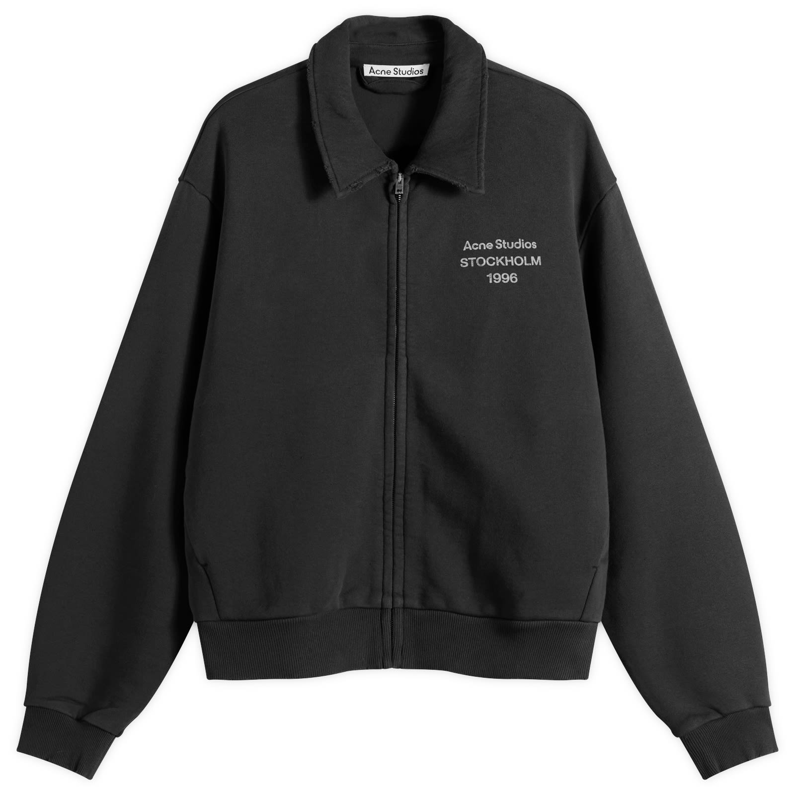 Acne Studios Men’s Fokot U Zip 1996 Jacket Faded Black
