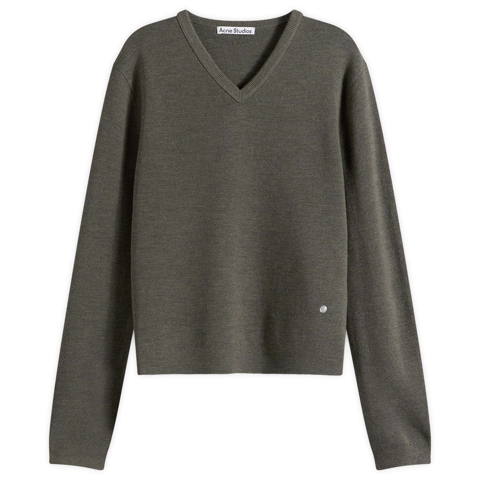 Acne Studios Men’s Kodos Merinos Jumper Cedar Green