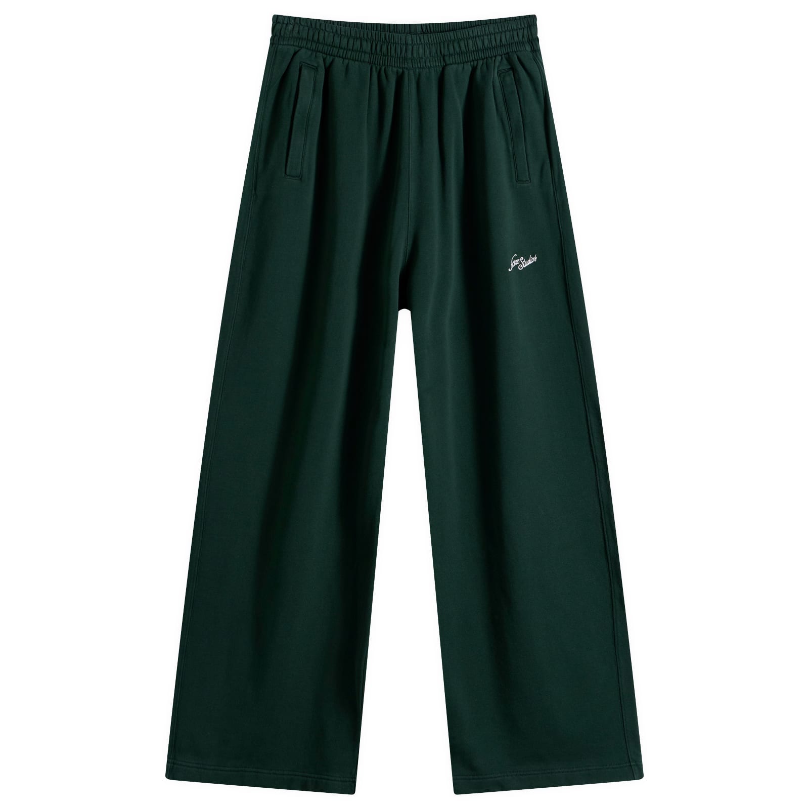 Acne Studios Men’s Prowsen U Venice Logo Sweatpant Dark Green