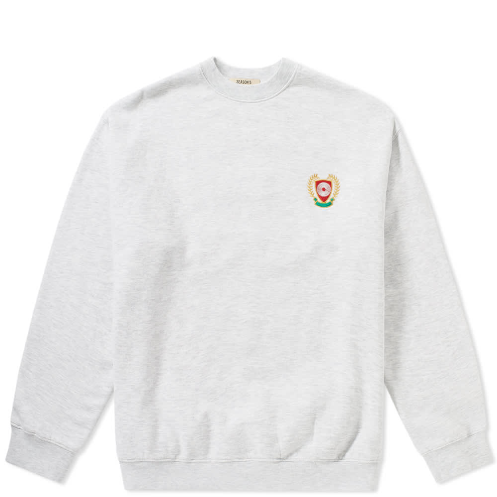 yeezy season 5 crest logo tee