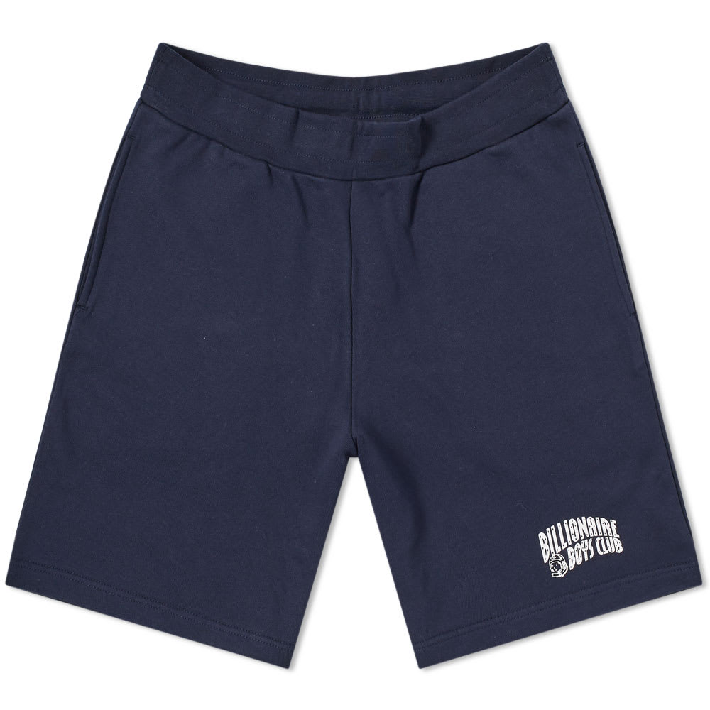 Take pride in athletic minimalism with these stamped logo shorts from Billionaire Boys Club. Shaded in rich navy, these shorts boast two convenient side pockets and an elasticated waist making them the perfect pair for hitting the streets; run casual errands or relax till your heart’s content.

100% Cotton
Fleeceback Jersey
Elasticated Waist
Printed Branding
2 Side Entry Pockets
Ribbed Cuffs & Hem