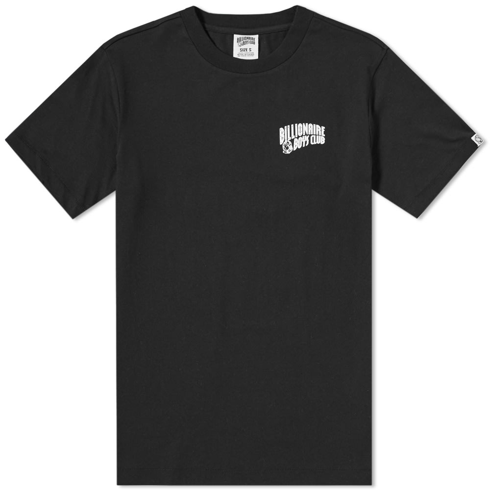 Apply a little luxury to your basic rotation this season with Billionaire Boys Club's logo tee. Crafted simply from soft cotton, the all black silhouette hosts duplicated branding in a trio construction with the arched logo hosted at the chest, ‘helmet head’ appliqué to the sleeve and animated astronaut on the reverse. Include this space-themed staple into your daily style guide.

100% Cotton
Ribbed Crewneck
Printed Branding
Astronaut Appliqué