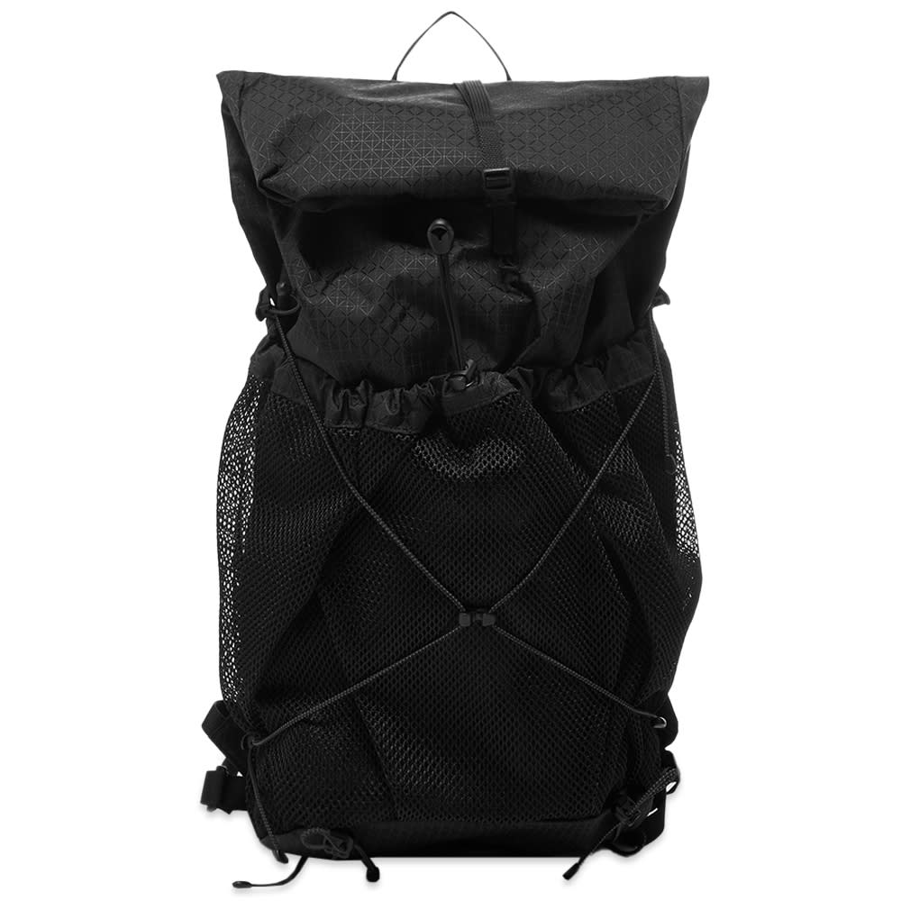 CAYL Gaya Roll Top Grid Mesh Bag Black | END. (US)