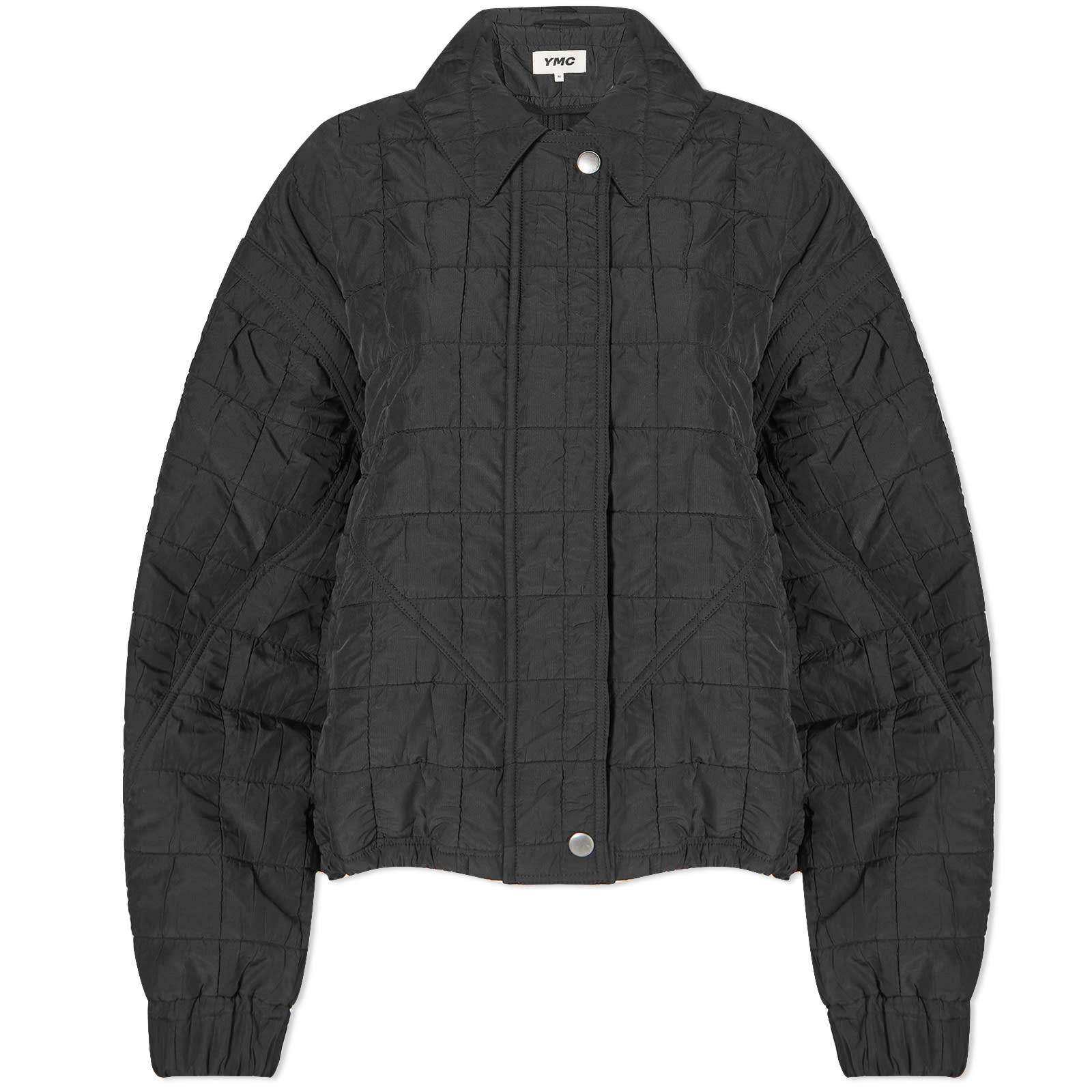 【関税込み】YMC グレー Heath ボンバージャケット YMC Heath Bomber Jacket Grey & Black | END. (AR)