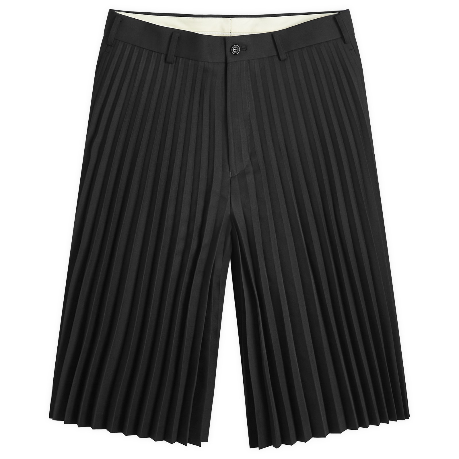 Comme des Garçons Homme Plus Men's Pleated Shorts Black | PN-P022