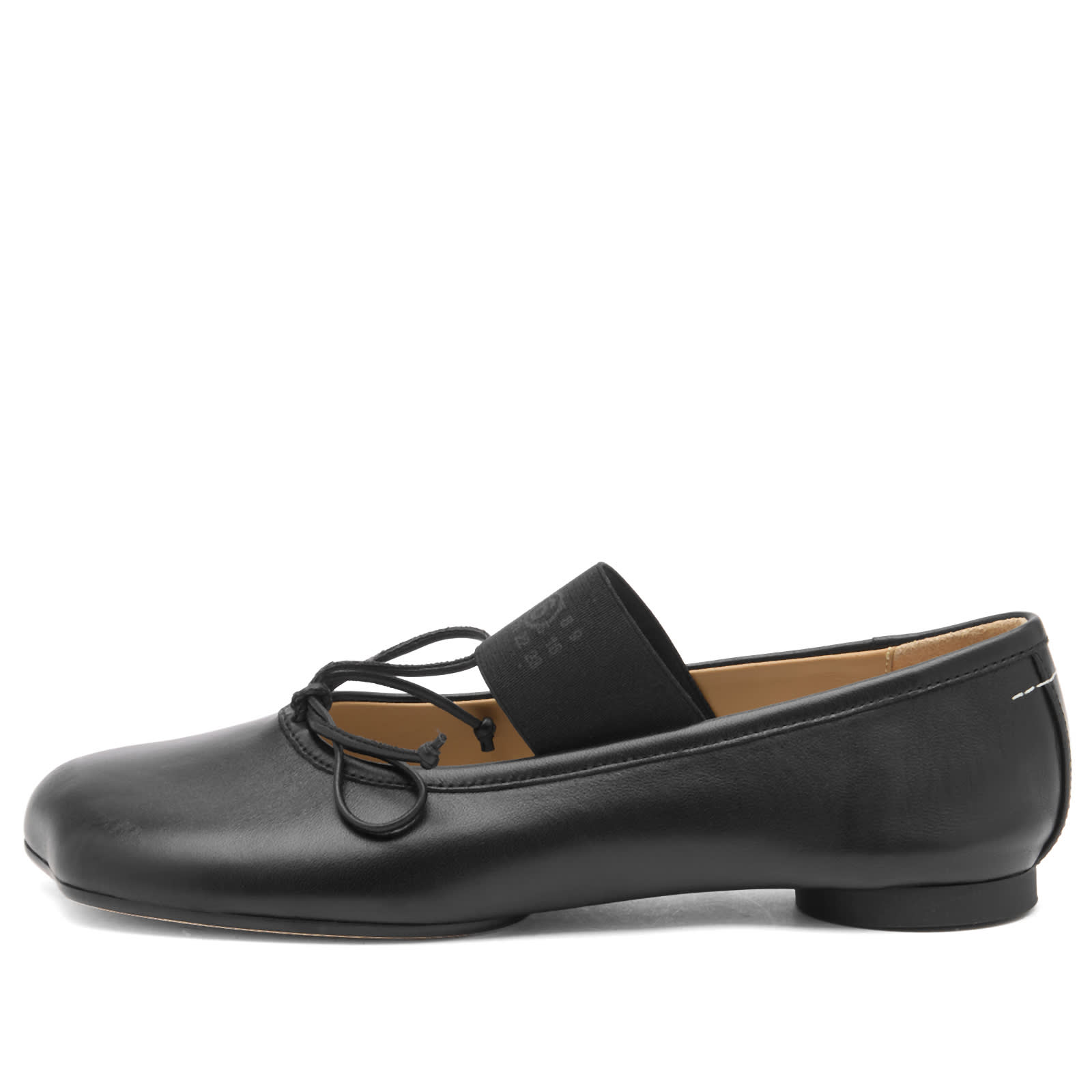 MM6 Maison Margiela Women's Ballet Shoe in Black, Size EU 38