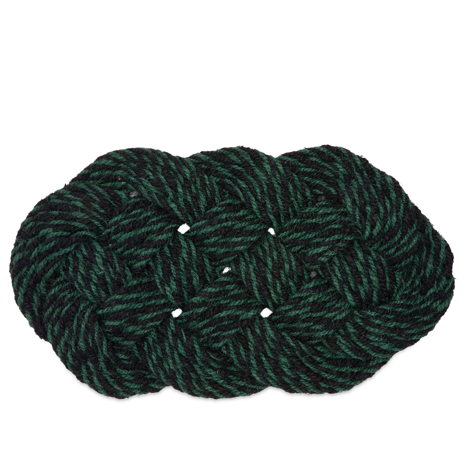 Hay Unisex Green/Black Coco Door Mat - Swirl