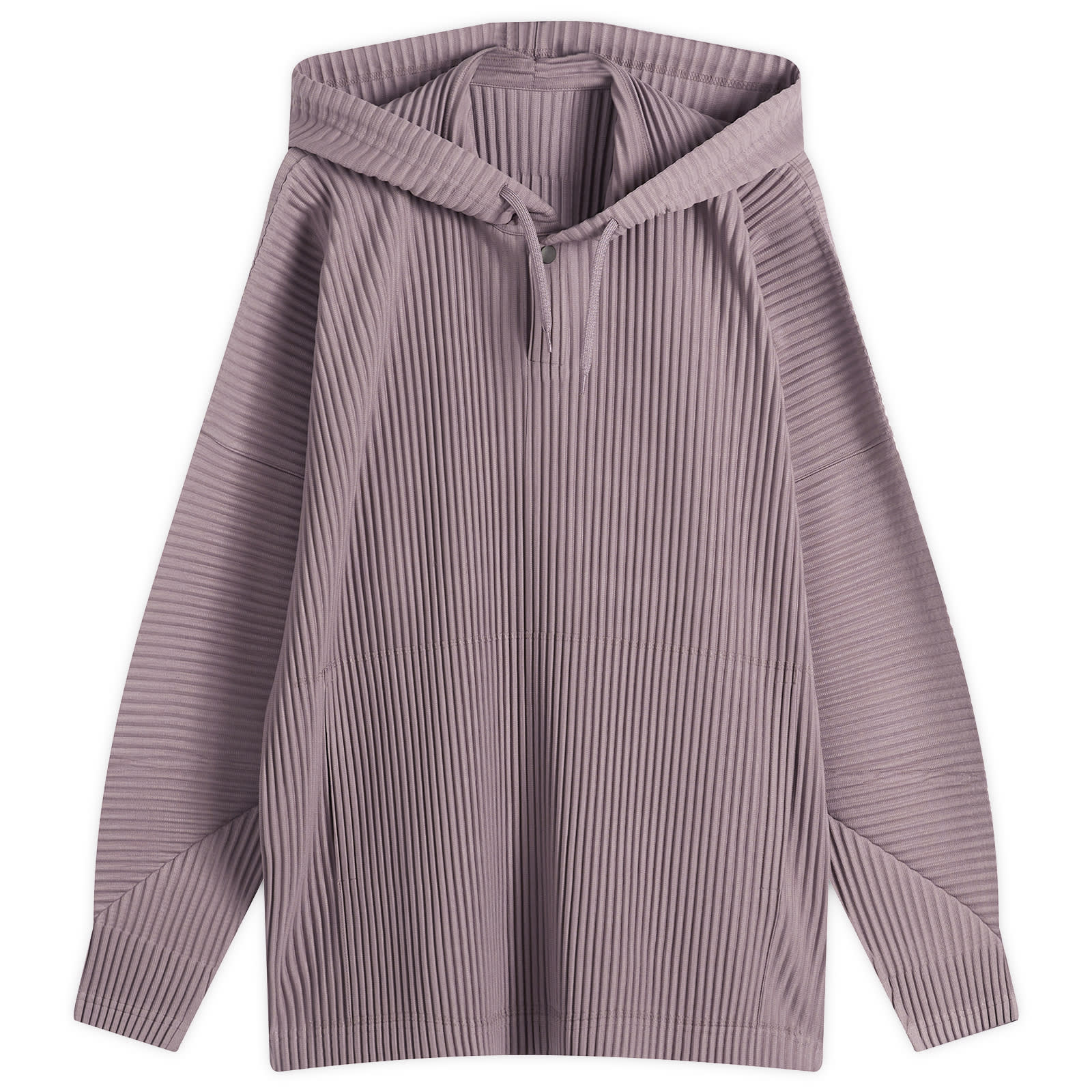 Homme Plissé Issey Miyake Men's Seaside Purple Homme Plissé Popover Hoody