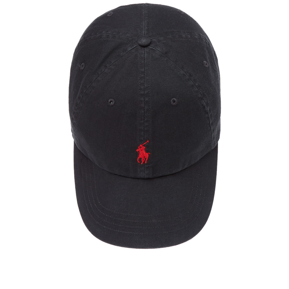 ralph lauren cap black and red