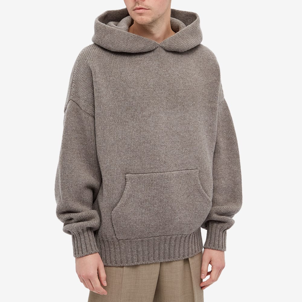 Fear of God Knit Hoody Warm Grey | END 