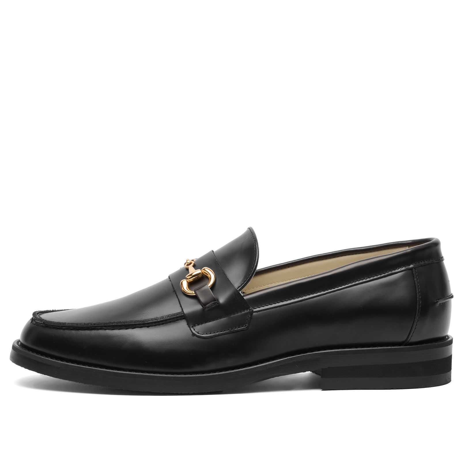 Duke + Dexter Men's Black Wilde Horsebit Penny Loafer