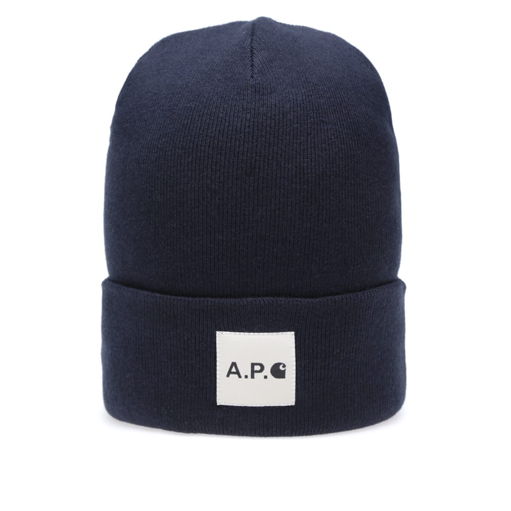 A.P.C. x Carhartt Beanie Marine END.