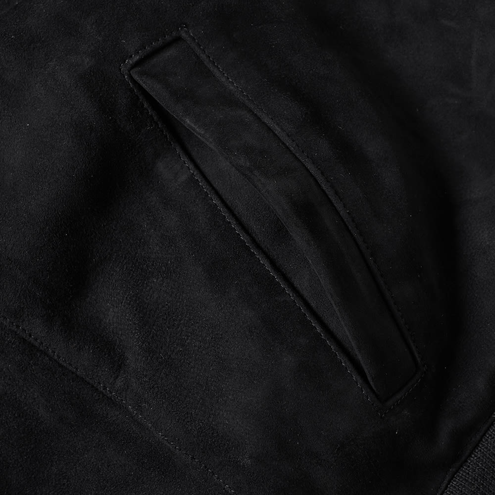 MKI Thick Suede Bomber Jacket Black | END.