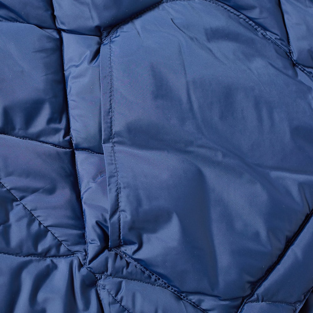 Mt. Rainier Design Zip Quilt Down Vest Indigo | END.