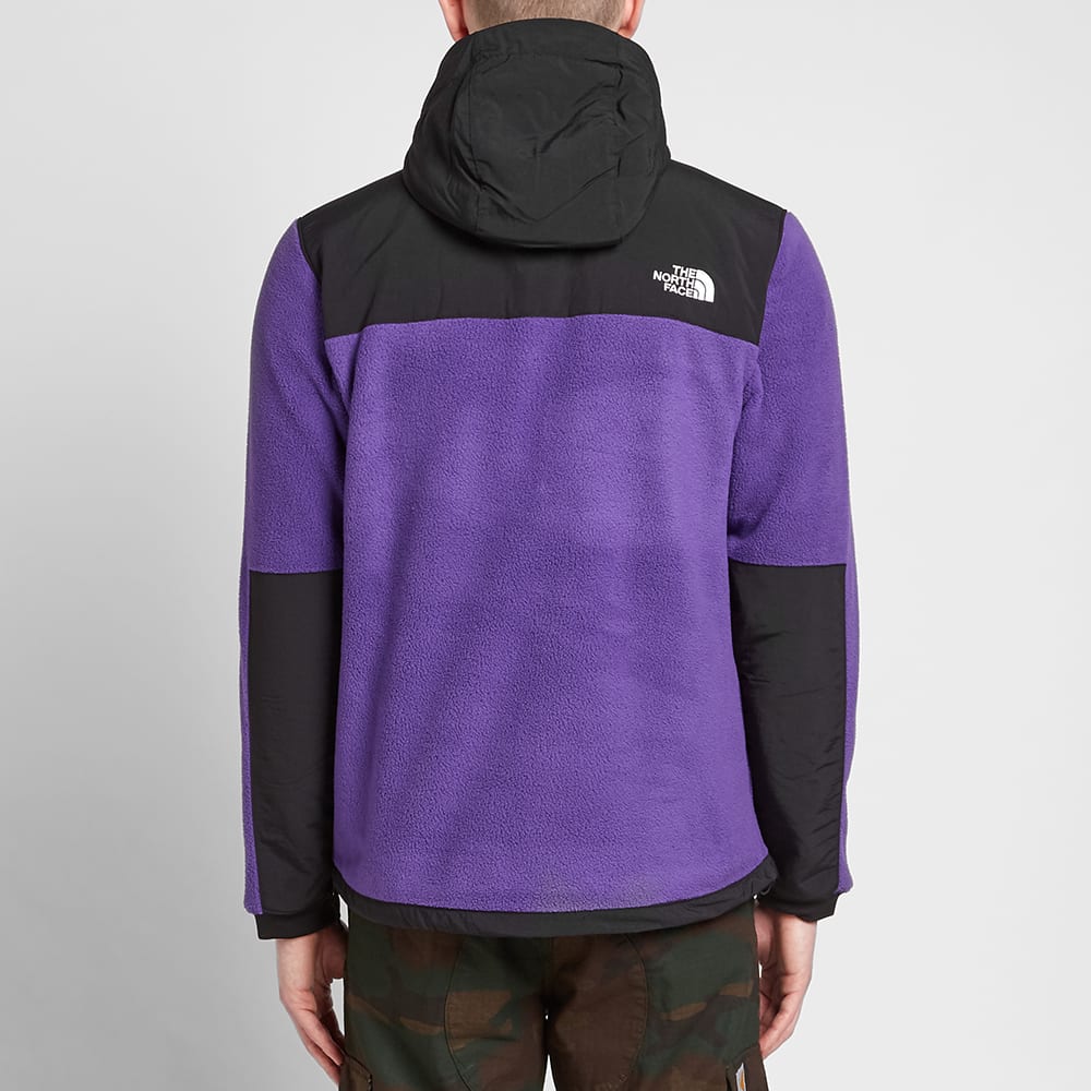 north face fleece jacket purple