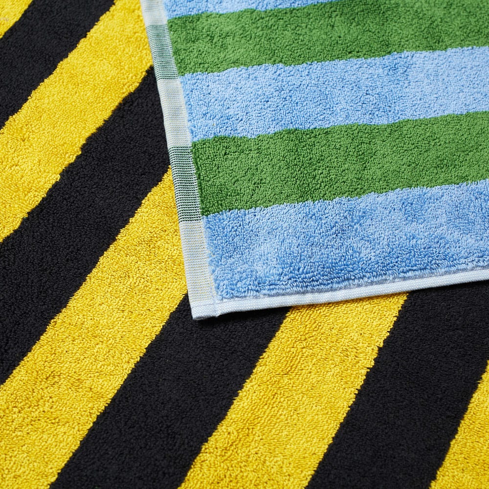 Dusen Dusen Bath Towel Daisy Stripe END. (UK)