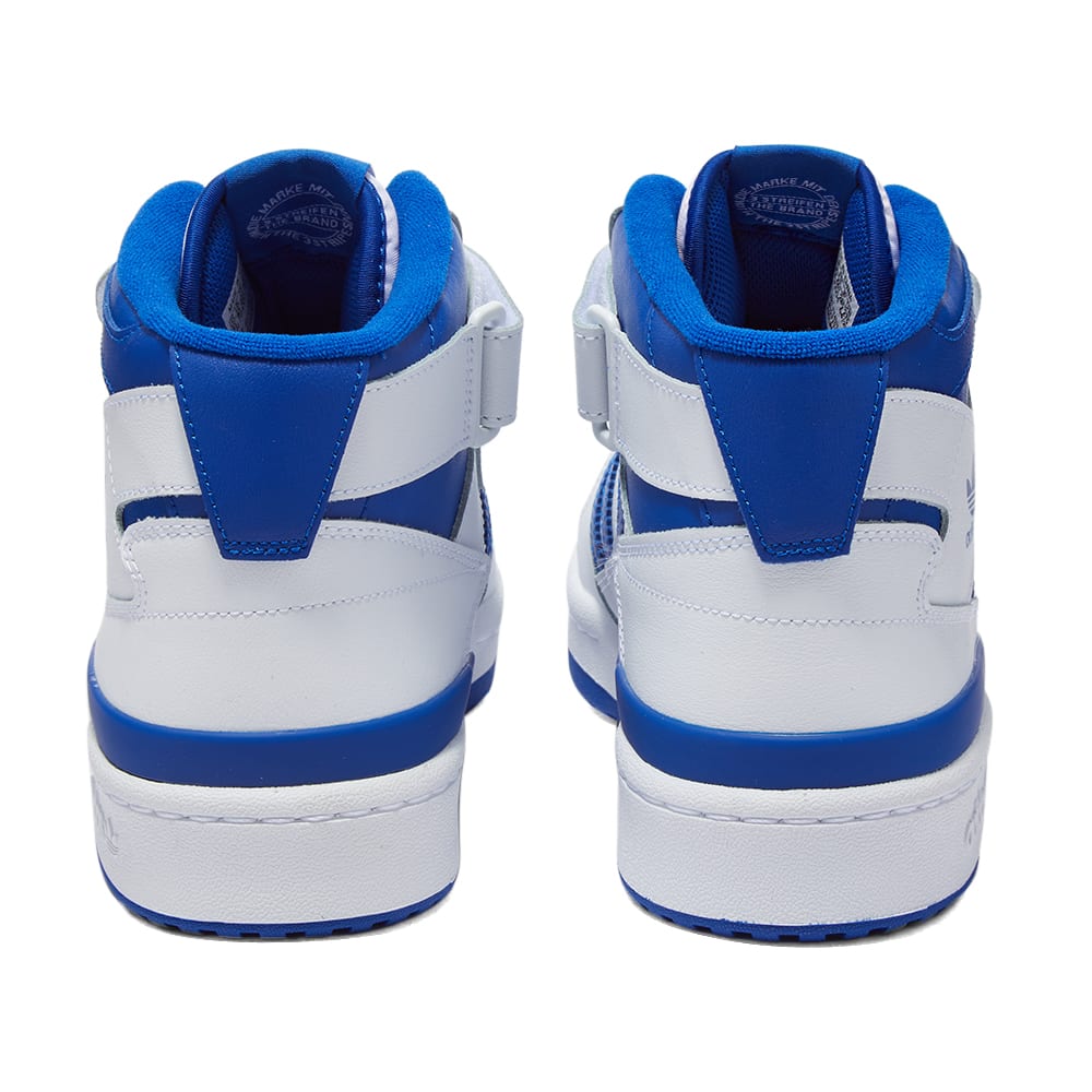 Adidas Forum Mid White \u0026 Royal Blue | END.