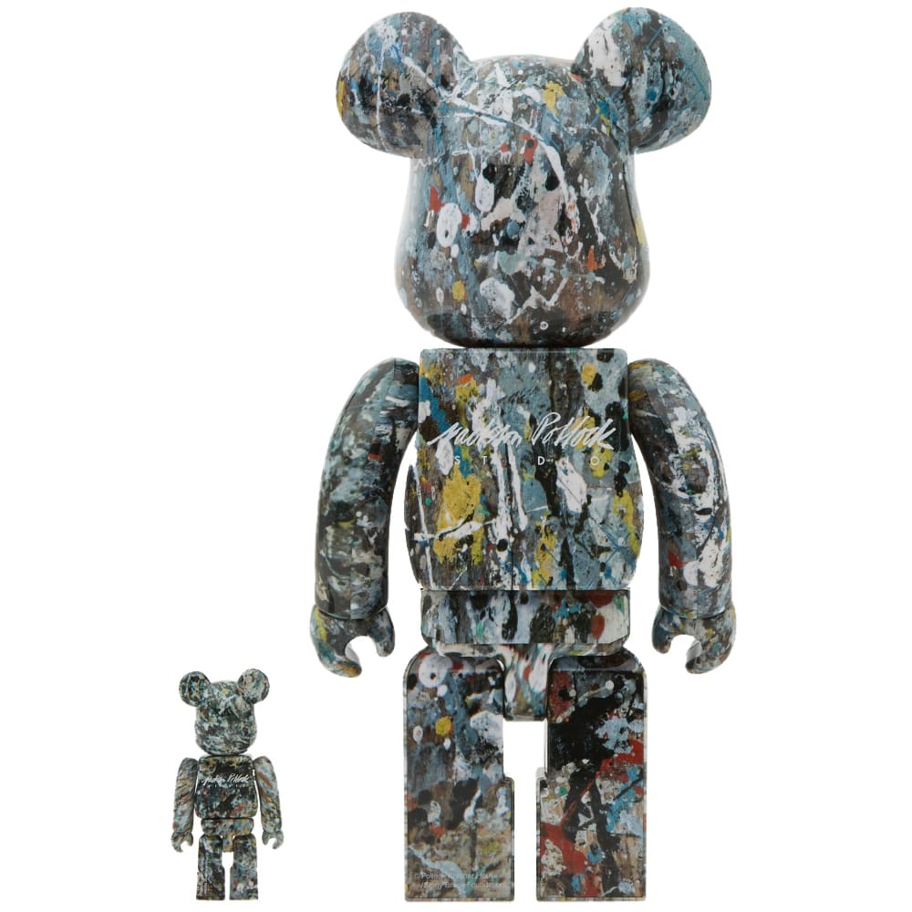 Medicom BE@RBRICK Jackson Pollock Ver.2.0 100/% 400/% Bearbrick Figure
