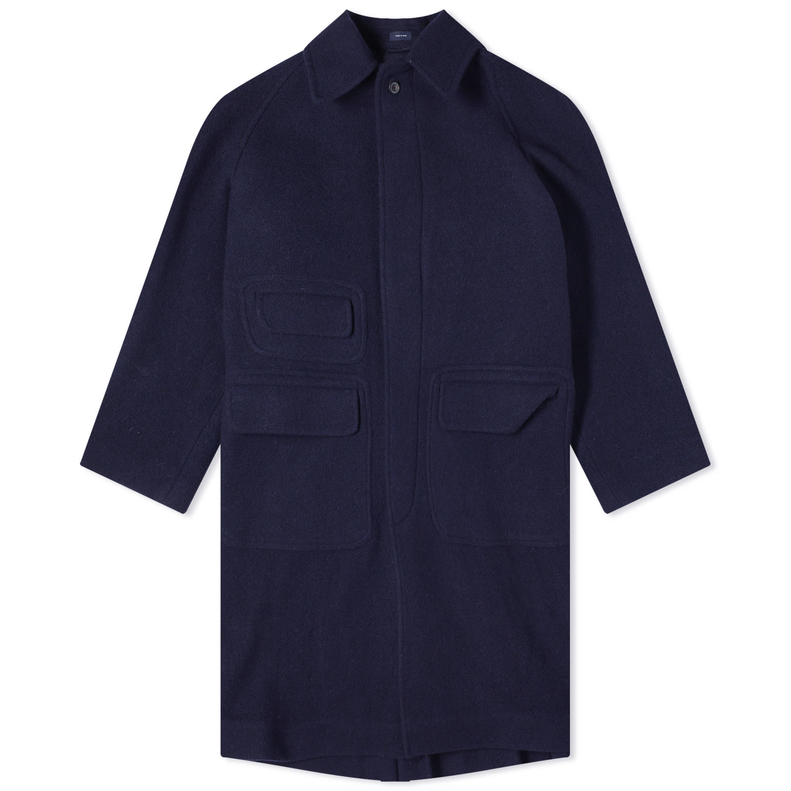 Drake's Raglan Coat Navy END. (US)