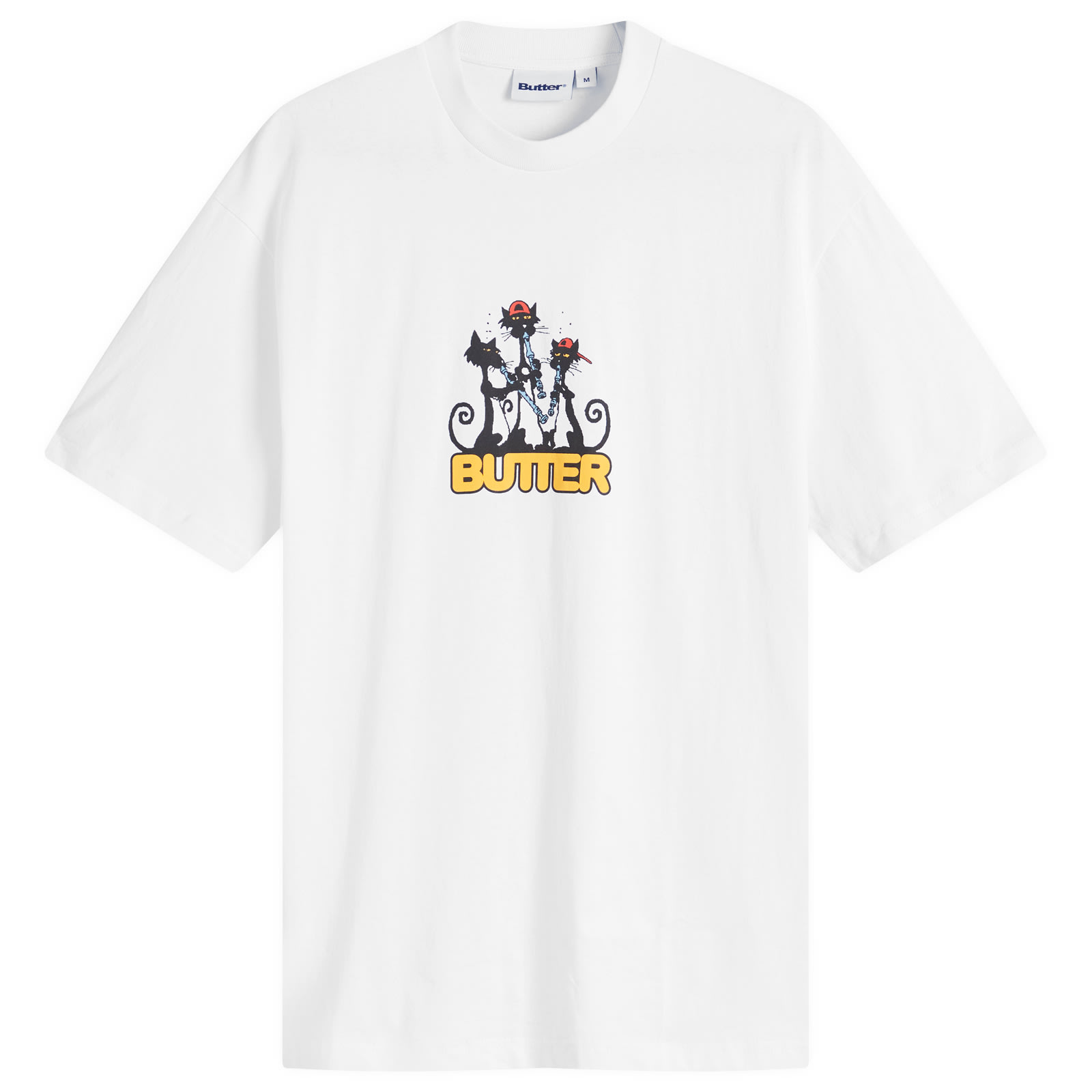 【Butter Goods】バターグッズ Cats T-Shirt Tシャツ Butter Goods Cats T-Shirt - Black | Flatspot