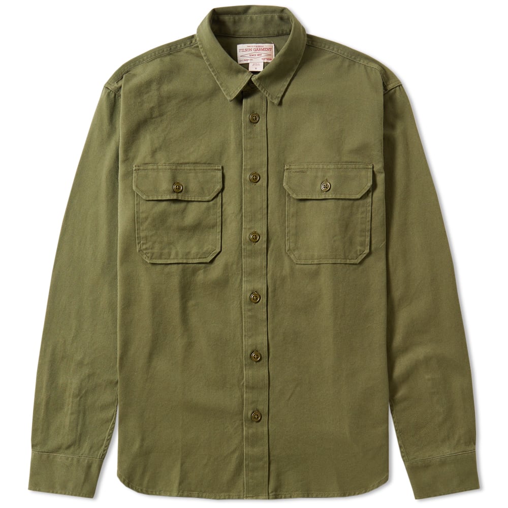 Filson Twill Chino Shirt Olive | END. (KR)