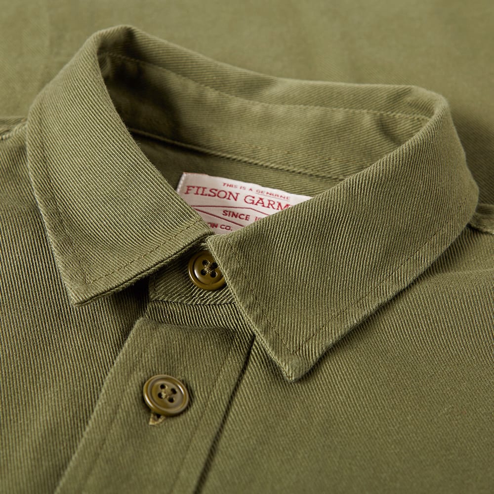 shirt with olive chinos