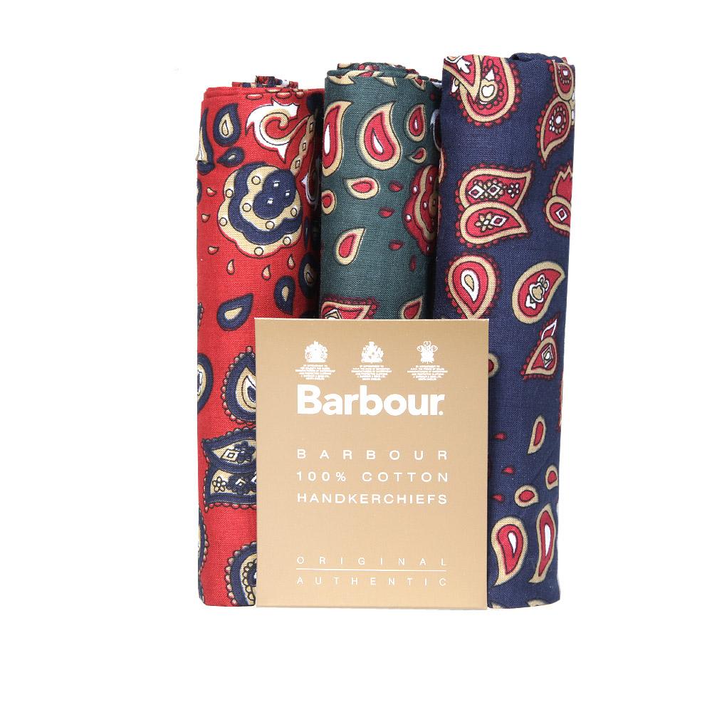 Barbour Paisley Handkerchief Set Red, Green & Blue | END. (CA)