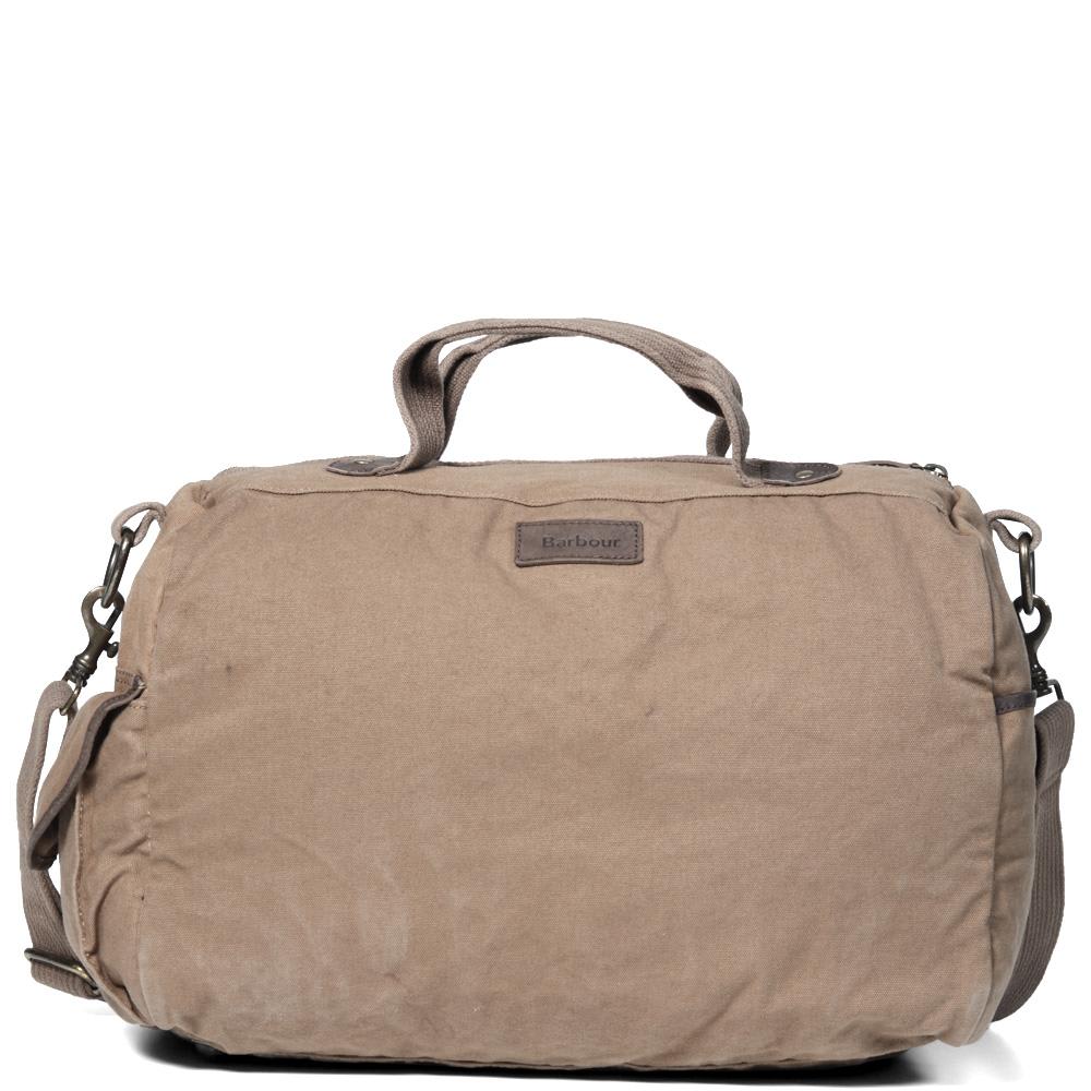 barbour canvas holdall