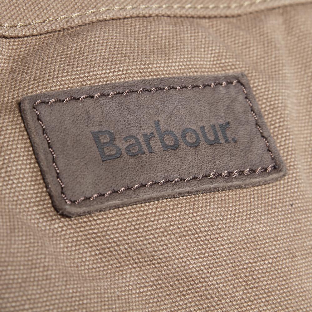 barbour canvas holdall