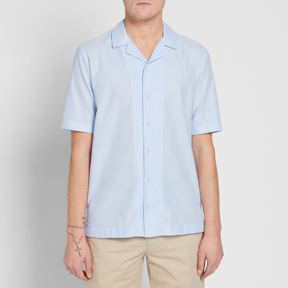 sunspel camp collar shirt